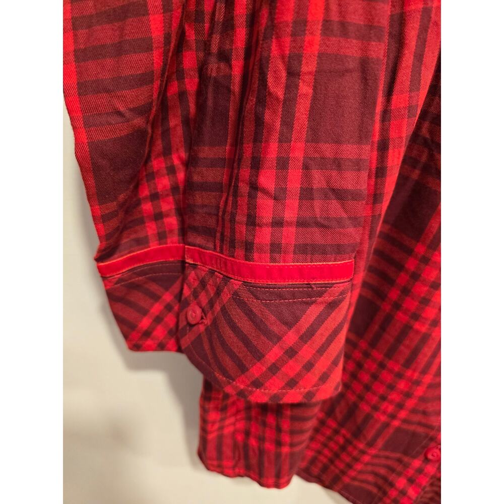 Victoria's Secret Red And Black Plaid PJ Dress Size XXL Nwt - Picture 4 of 7